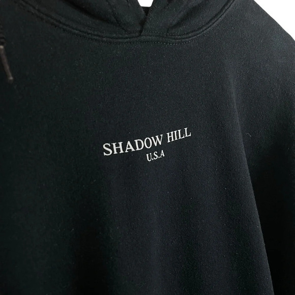 Shadow Hill USA Unisex Lightning Bolt Hoodie in Black Size M - Picture 6 of 10
